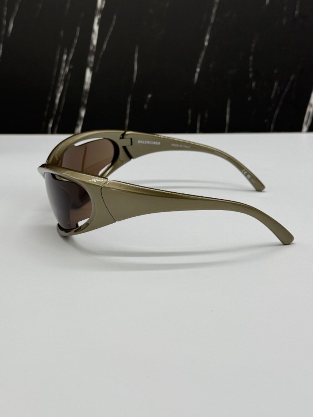 NEW BALENCIAGA BB0318S 004 BRONZE UNISEX SUNGLASSES BALENCIAGA EYEWEAR - Picture 7 of 10